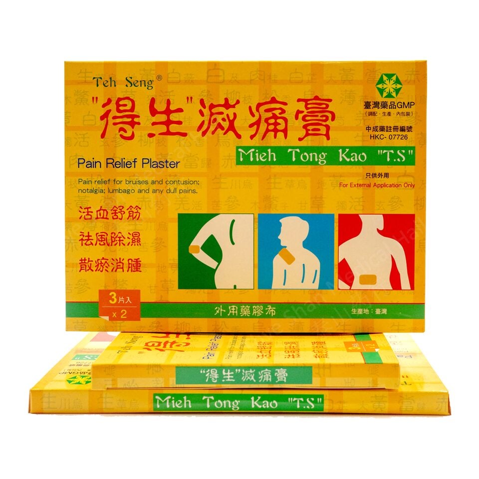 Bundle of 2] Teh Seng Mieh Tong Kao “T.S” Pain Relief