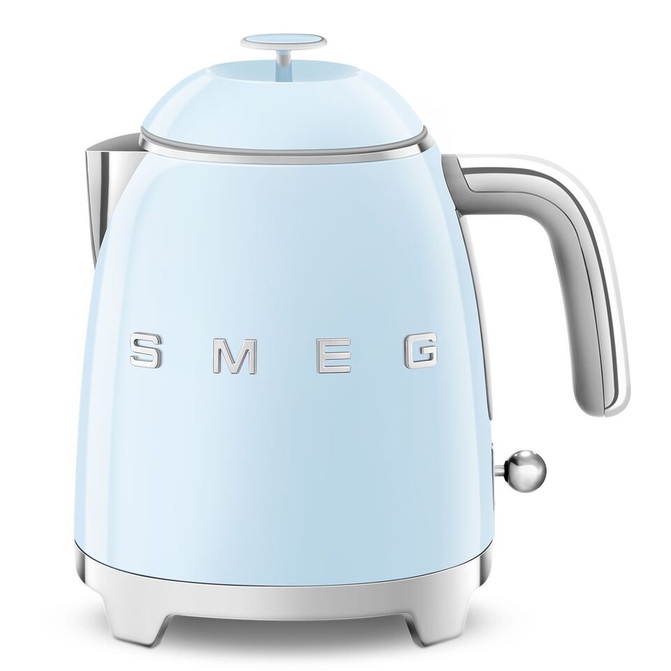Mini Kettle 0.8L, 3 Cups, 50's Retro Style Aesthetic, Pastel Blue |  Takashimaya