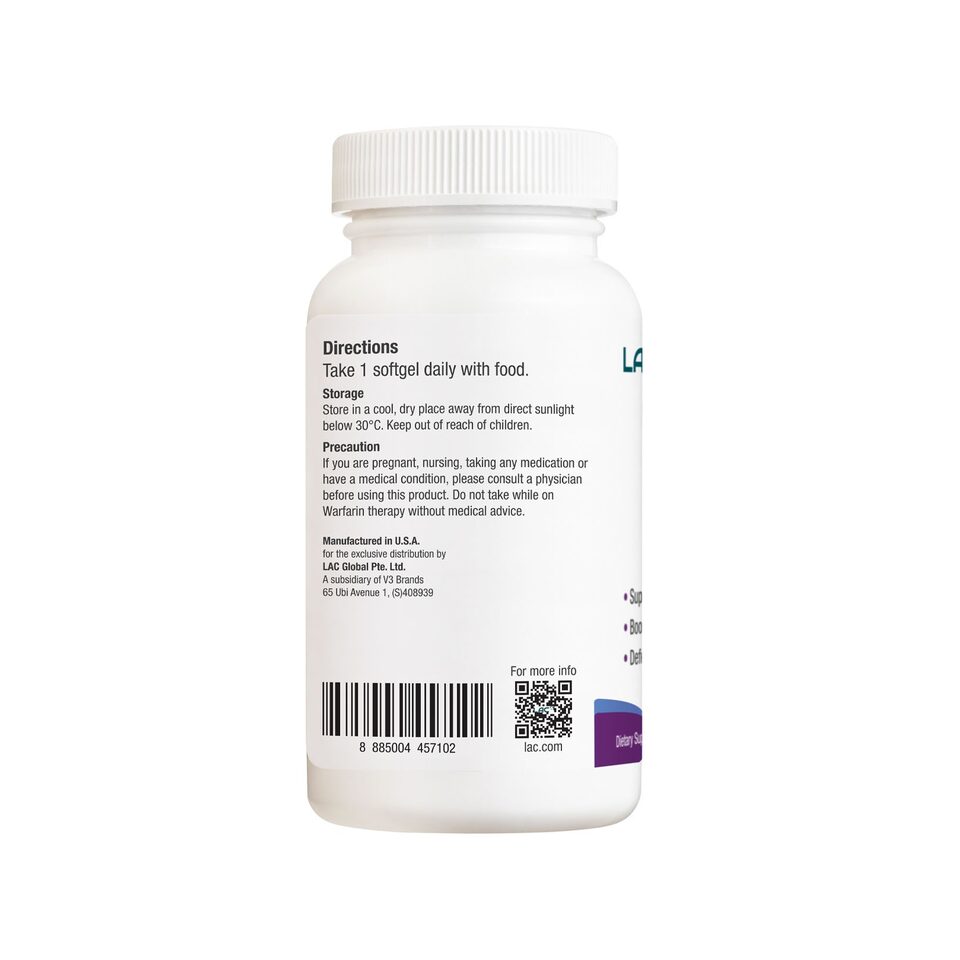 LAC WELLNESS CoQ-10 100mg (30 softgels) | Takashimaya