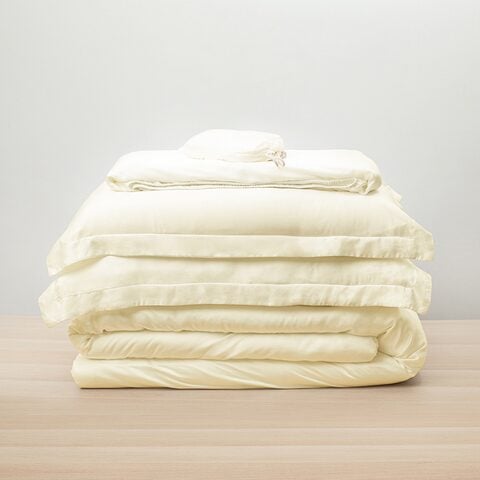 Image 75: Bamboo Lyocell Sheets Bundle, Oat-Queen