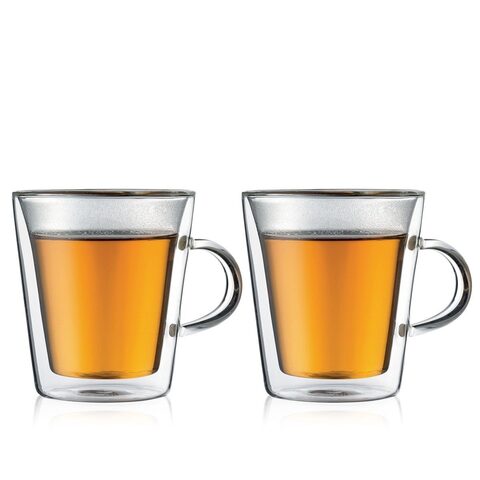 CANTEEN 2pc Medium Double Wall Cup with Handle, 0.2L | Takashimaya