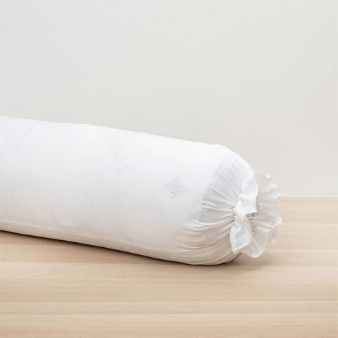 Image 48: Bamboo Lyocell Bolster Case, White