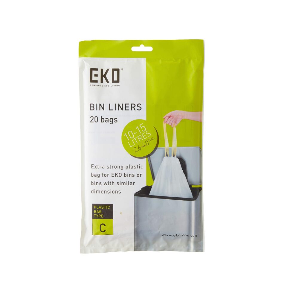 EKO EK33701 DRAWSTRING BIN LINERS A 36L, 50 OFF