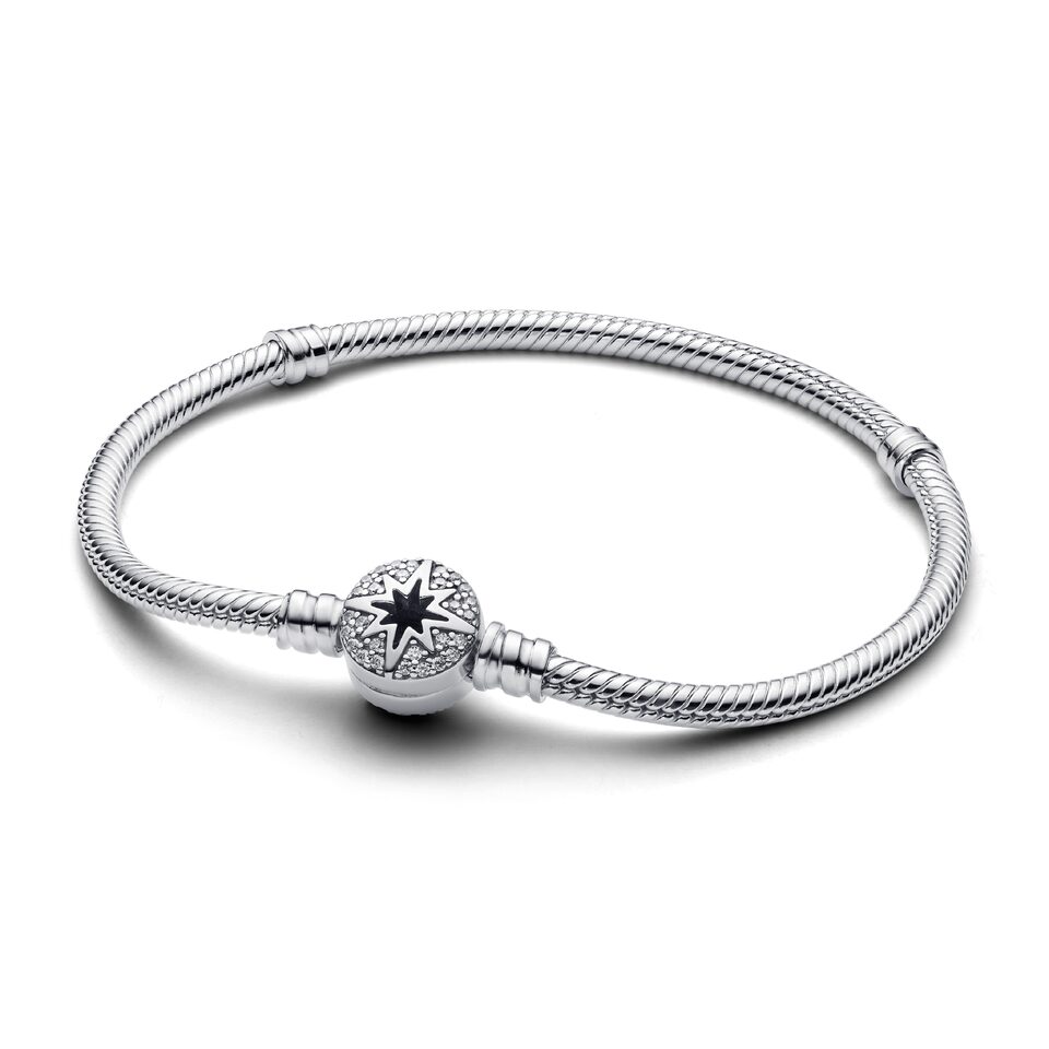 Pandora Moments North Star Clasp Snake Chain Bracelet | Takashimaya