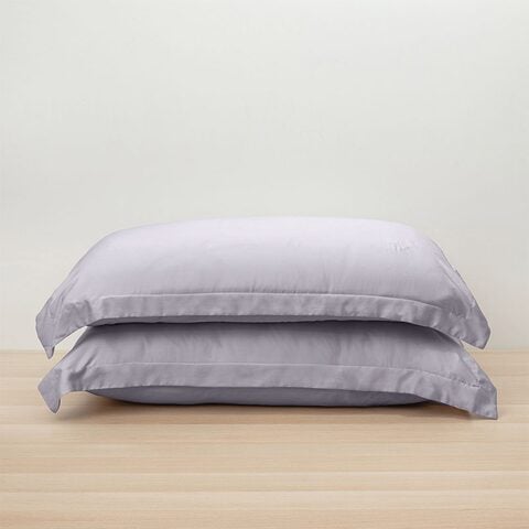Image 49: Bamboo Lyocell Pillow Cases (2pcs), Lilac