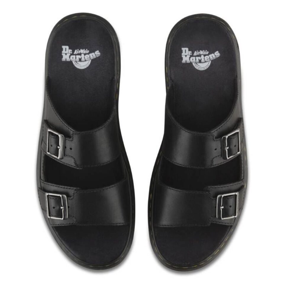 nikolai slip on leather sandals