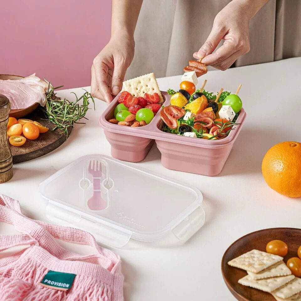 Buy Lejos Silicone Collapsible Lunch Box Online SG