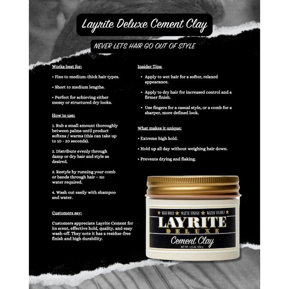 Layrite Cement Clay + Free Delivery | Takashimaya