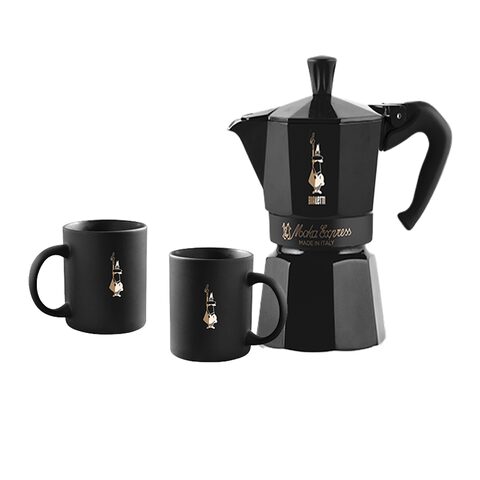 Black Star Edition Moka Express 6 Cups with 2 Mugs | Takashimaya