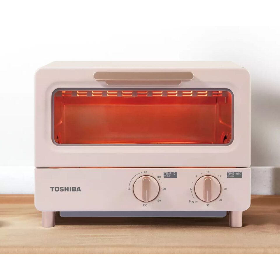 pink toaster oven
