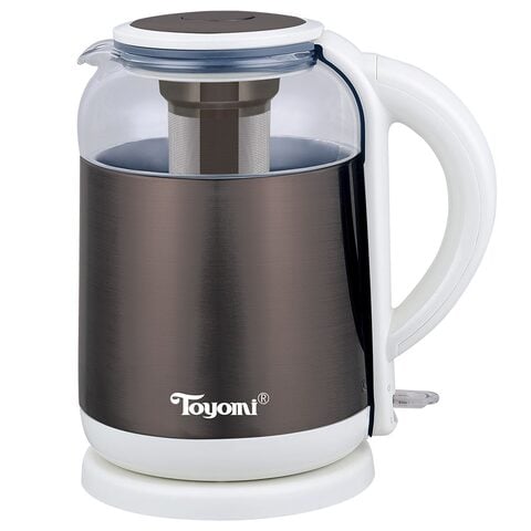 Toyomi 1.5L Stainless Steel Cordless Kettle WK 1633