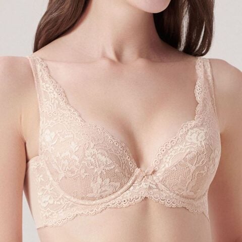 Natural Elegance Non-Wired Padded Bra in Neutral Beige