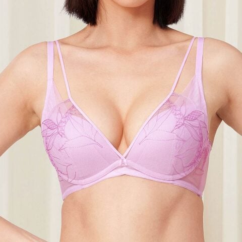 Push Up Bras, Triumph, Signature Sheer Non-Wired Push Up Deep V Bra