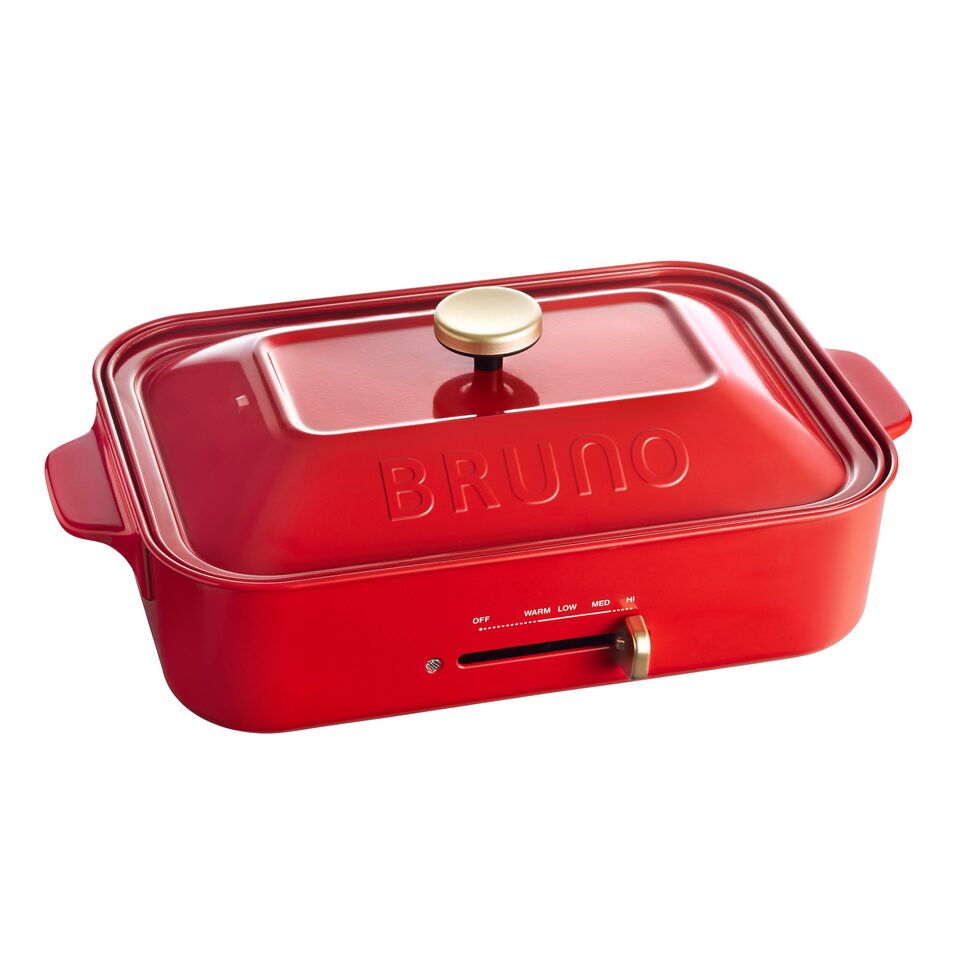 未使用品保管品　BRUNO COMPACT HOT PLATE Compact Hot Plate - Red | Takashimaya
