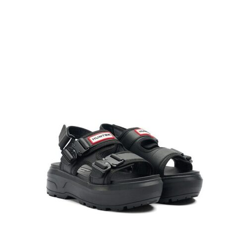 ★HUNTER★ WOMEN City Level Neo Leather Buckle Sandals Festi Buy Hunter Boots UNISEX CITY REBEL NEO LEATHER BUCKLE