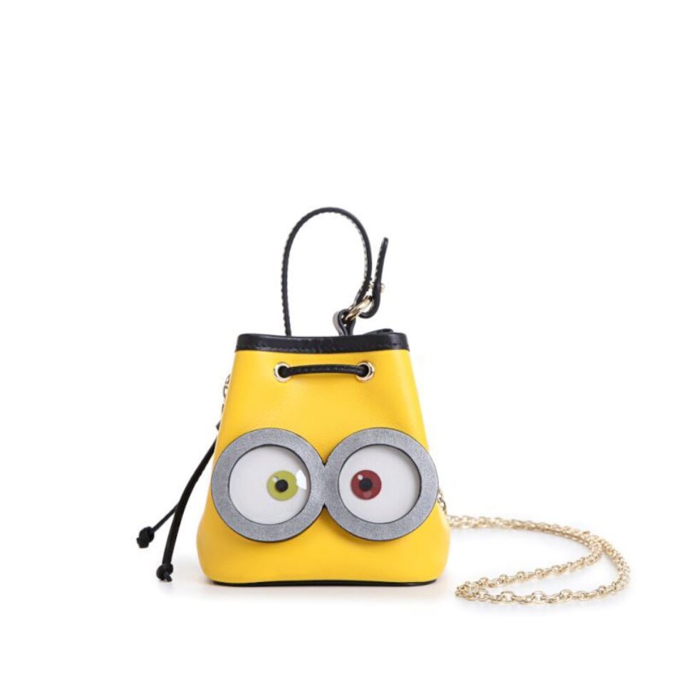 FION Minions PVC with Leather Shoulder Bag - Yellow / Red – OG Singapore