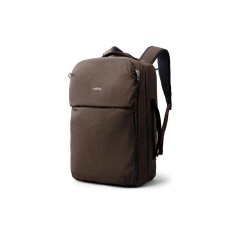 banana republic black leather backpack Banana Republic Nylon Backpack with Leather Trim and Front Zip Pockets
