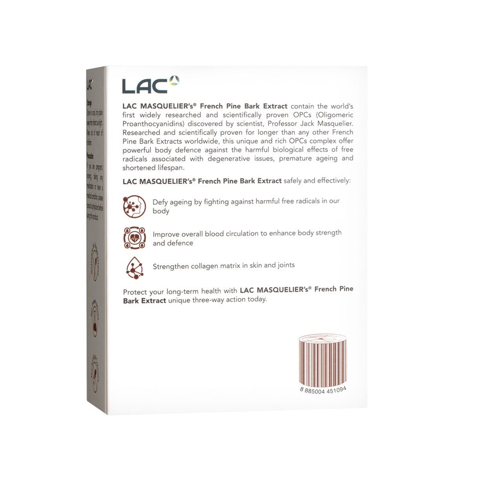 LAC MASQUELIER'S® French Pine Bark EXTRACT – Skin Inc - Singapore