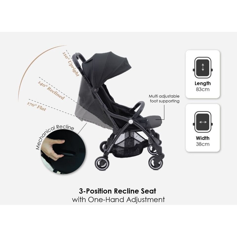 X1 Plus x DTD (Bear) MagicFold Stroller | Takashimaya