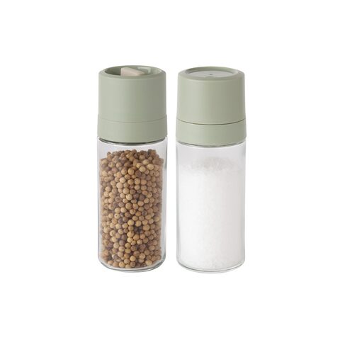 2-Piece Neutral Salt and Pepper Grinder Set