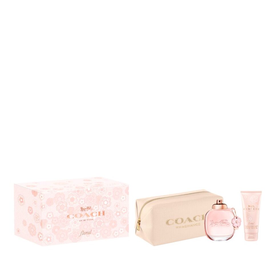 【海外限定ギフト】COACH フローラル ギフトセット ポーチ付 未使用 Coach Floral EDP 3pc Gift Set | Takashimaya コーチ COACH