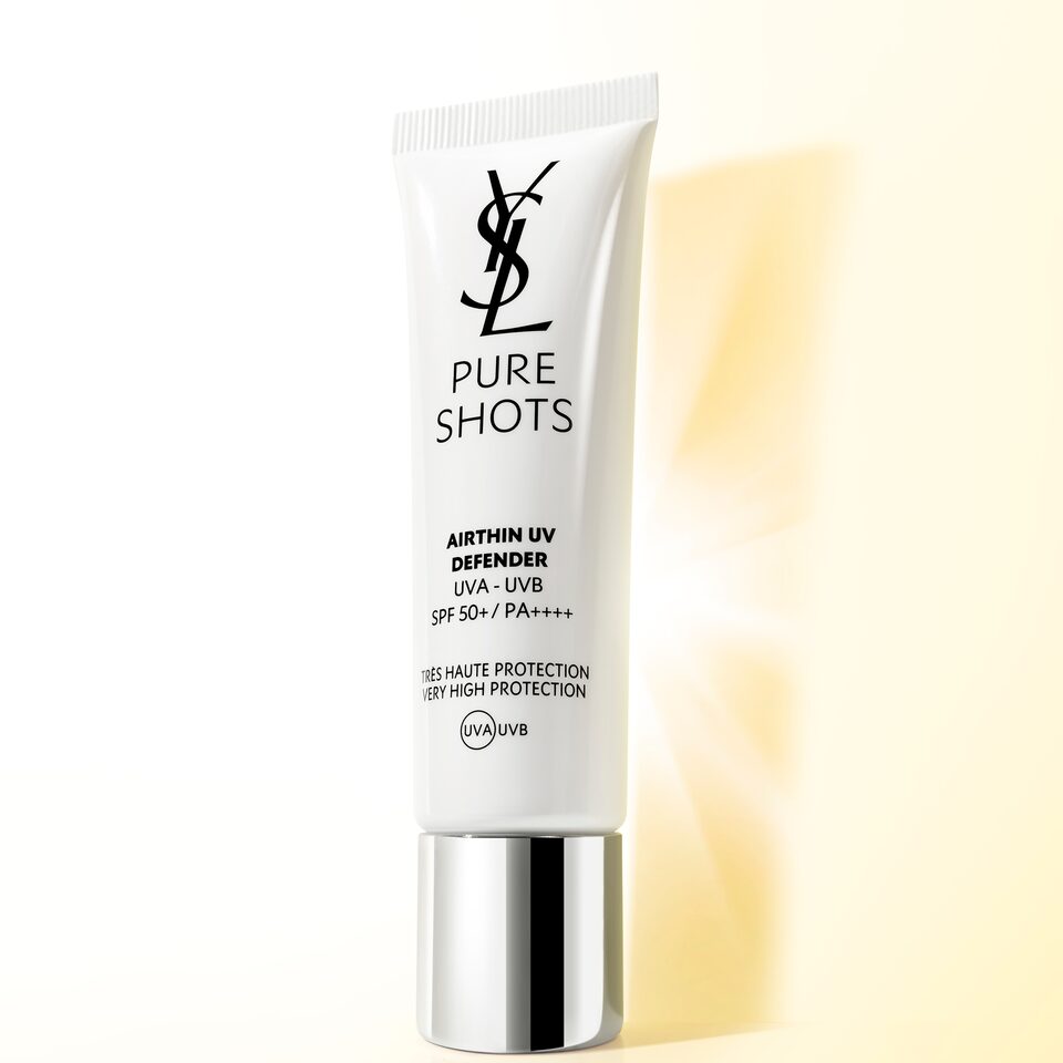 Ysl pure shot UV 22個 YSL Pure Shots Airthin UV Defender SPF50+/ PA++++ 30ml - www