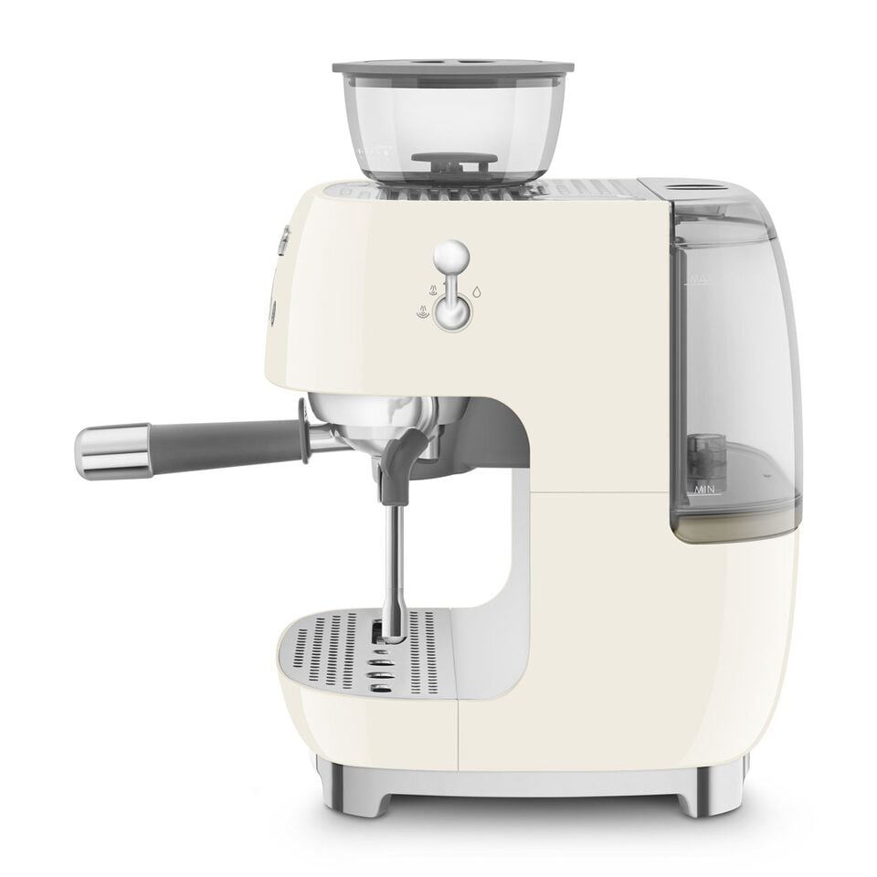 coffee machine with integrated grinder