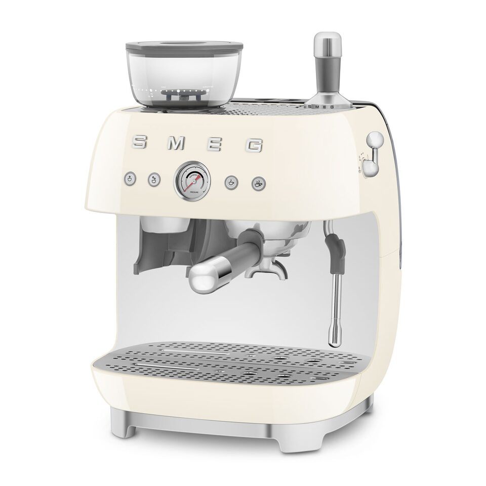 coffee machine with integrated grinder