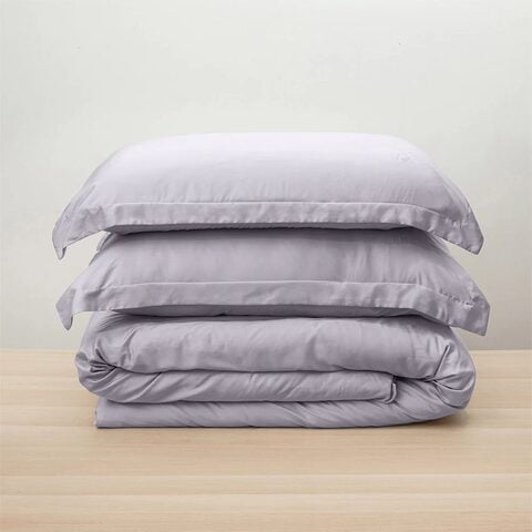 Image 71: Bamboo Lyocell Duvet Sheet Set, Lilac-Queen