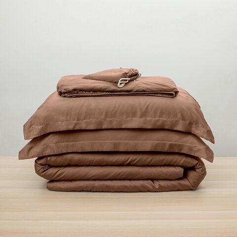 Image 74: Bamboo Lyocell Sheets Bundle, Mocha-Queen