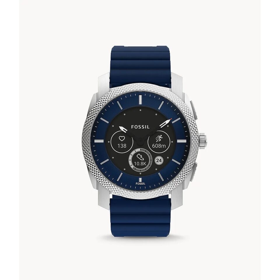 Fossil Machine Gen 6 Hybrid Smartwatch Navy Silicone