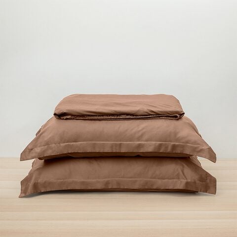 Image 50: Bamboo Lyocell Fitted Sheet Set, Mocha-Queen