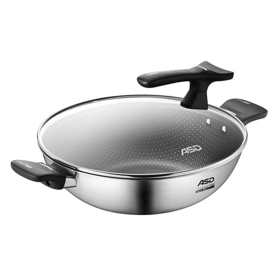 user_aca3fdf3　0808 Hybrid 3-ply 36cm Hex-Wok With Self-Standing Lid | Takashimaya