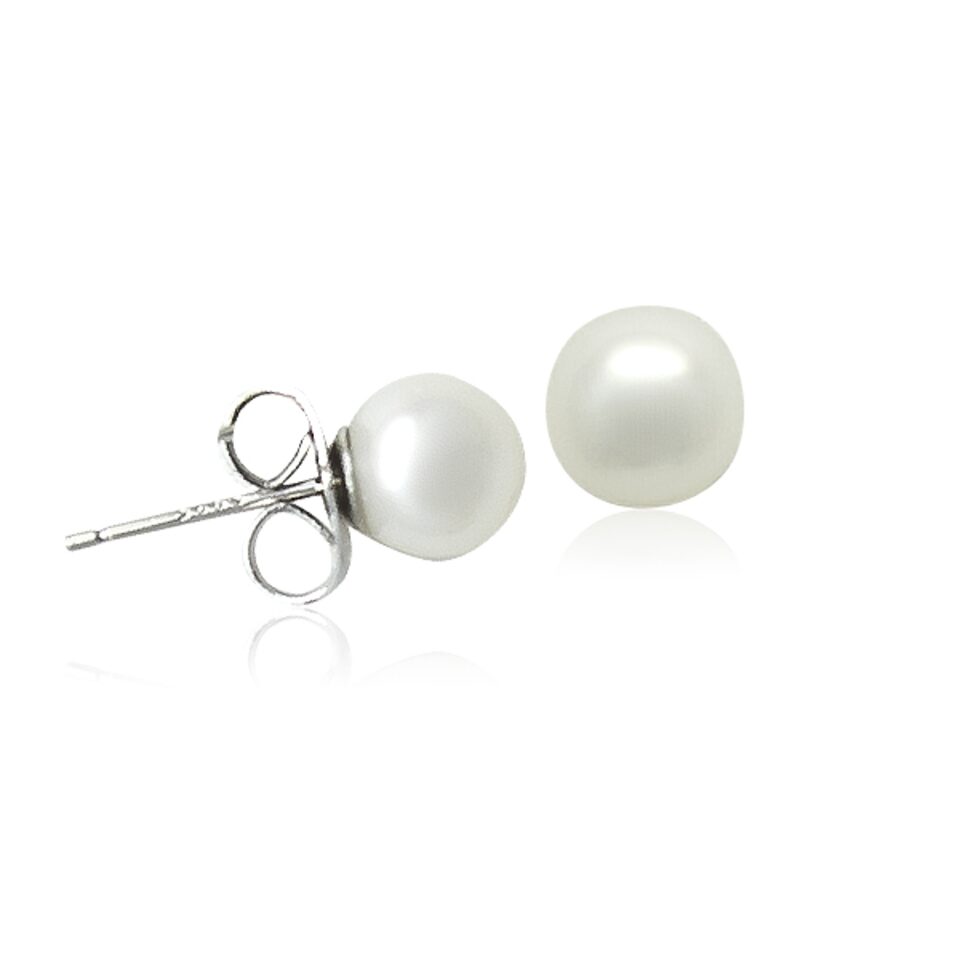 Freshwater pearl deals earrings studs