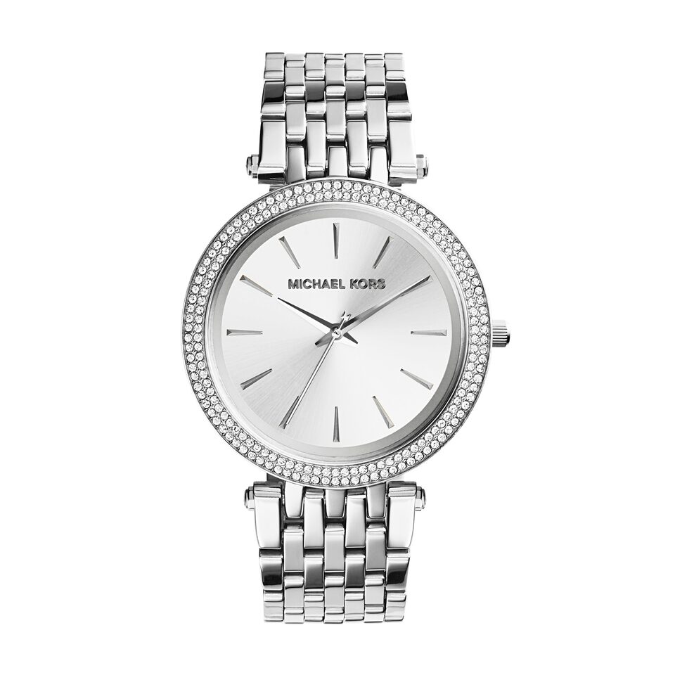 Michael Kors MK3190 Silver Tone Glitz Darci Watch Takashimaya