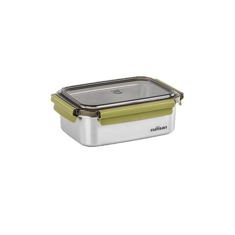 Signature Stainless Microwave-safe Lunch Box - Rectangle with Handle 2 –  CUITISAN