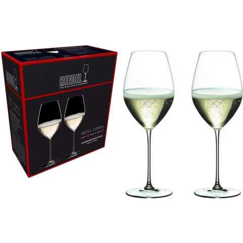 Riedel Veritas Champagne Glass (4-Pack) with Wine Pourer and