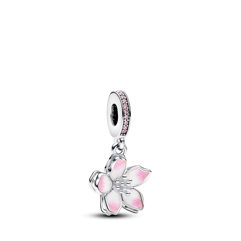 Pandora Cherry Blossom Dangle Charm | Takashimaya