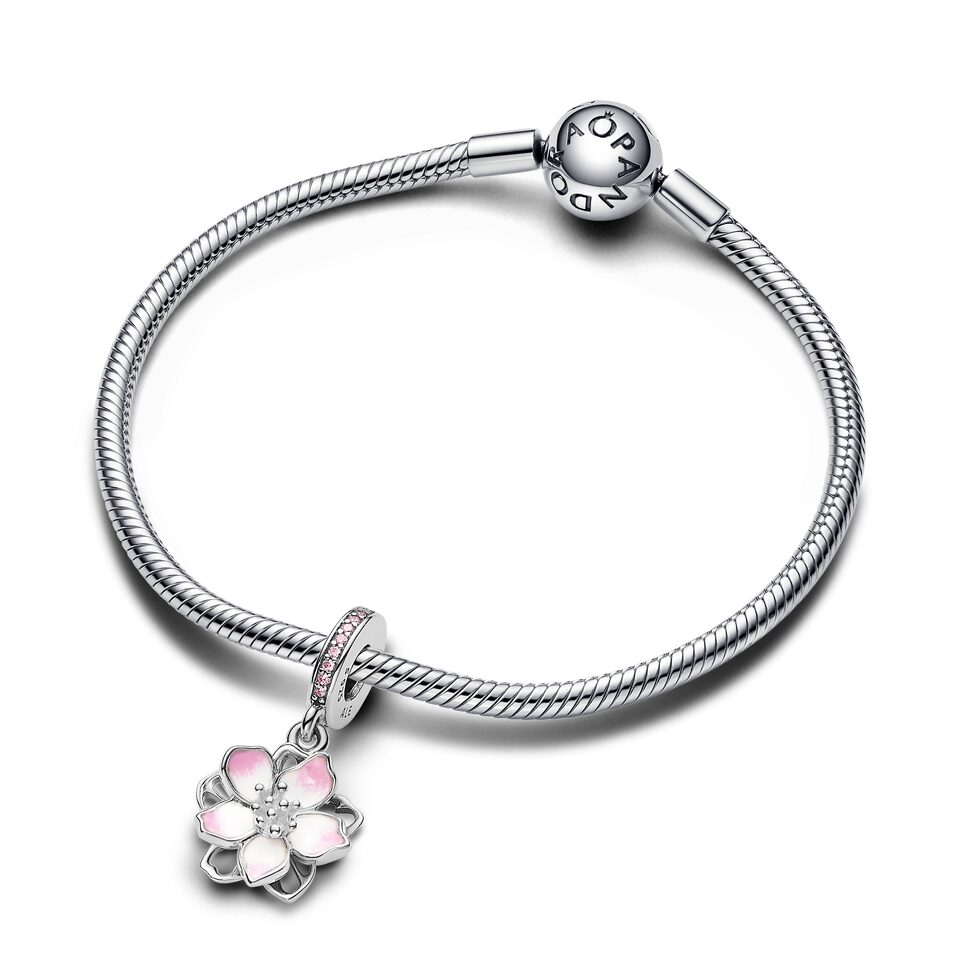 Pandora Cherry Blossom Dangle Charm | Takashimaya