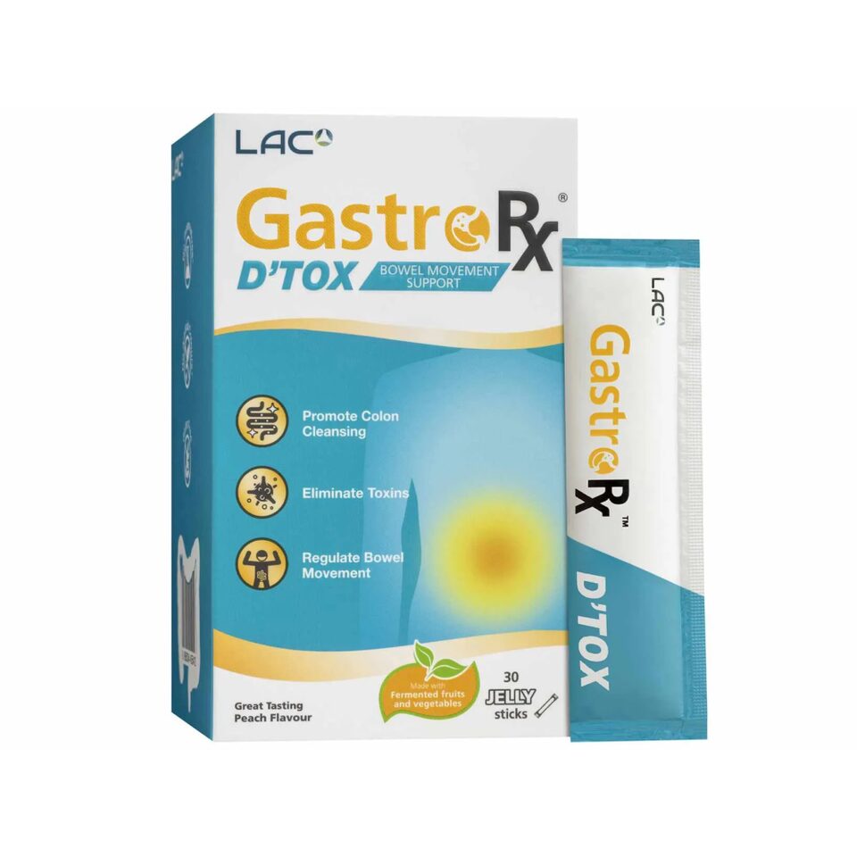 LAC GastroRx® D'tox - Bowel Movement Support (15g x 30 jelly