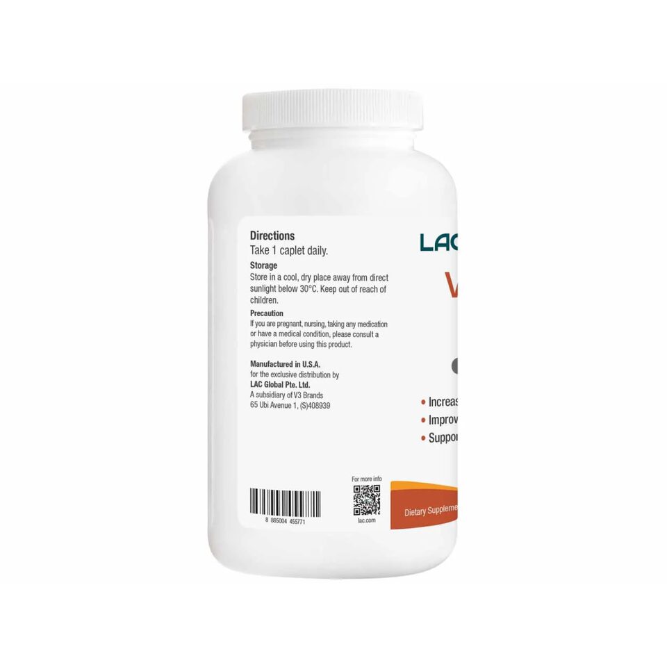 LAC Vitamin C 1000mg Plus Rose Hips (180 Caplets) | Takashimaya