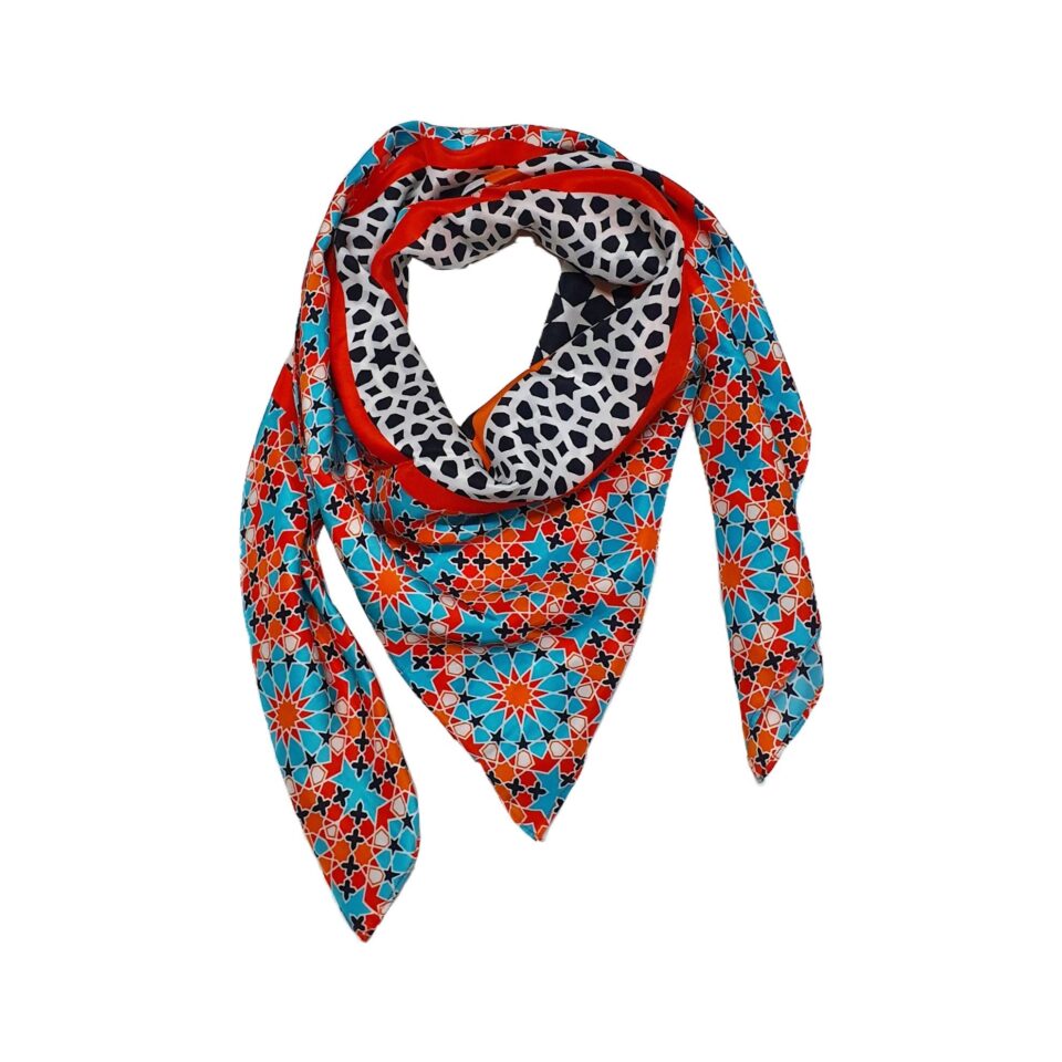 Le Foulard Eastern Pearl Square Silk Scarf | Takashimaya