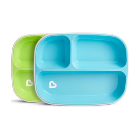 Munchkin Click Lock Bento Mealtime Set (Blue) - Parents' Favorite