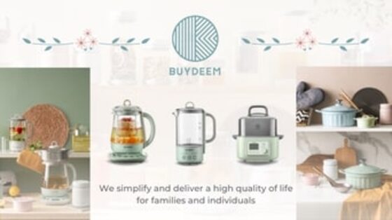 BUYDEEM K313 Travel Electric Kettle, Mini Healthy-Care Beverage Kettle